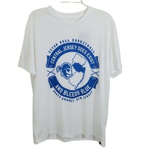 NWT The RSVLTS Seton Hall University Basketball Central Jersey Exists Tee Medium